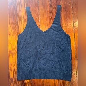 3 for $10 Double Zero Blue Sweater Light Tank Top Large NWOT